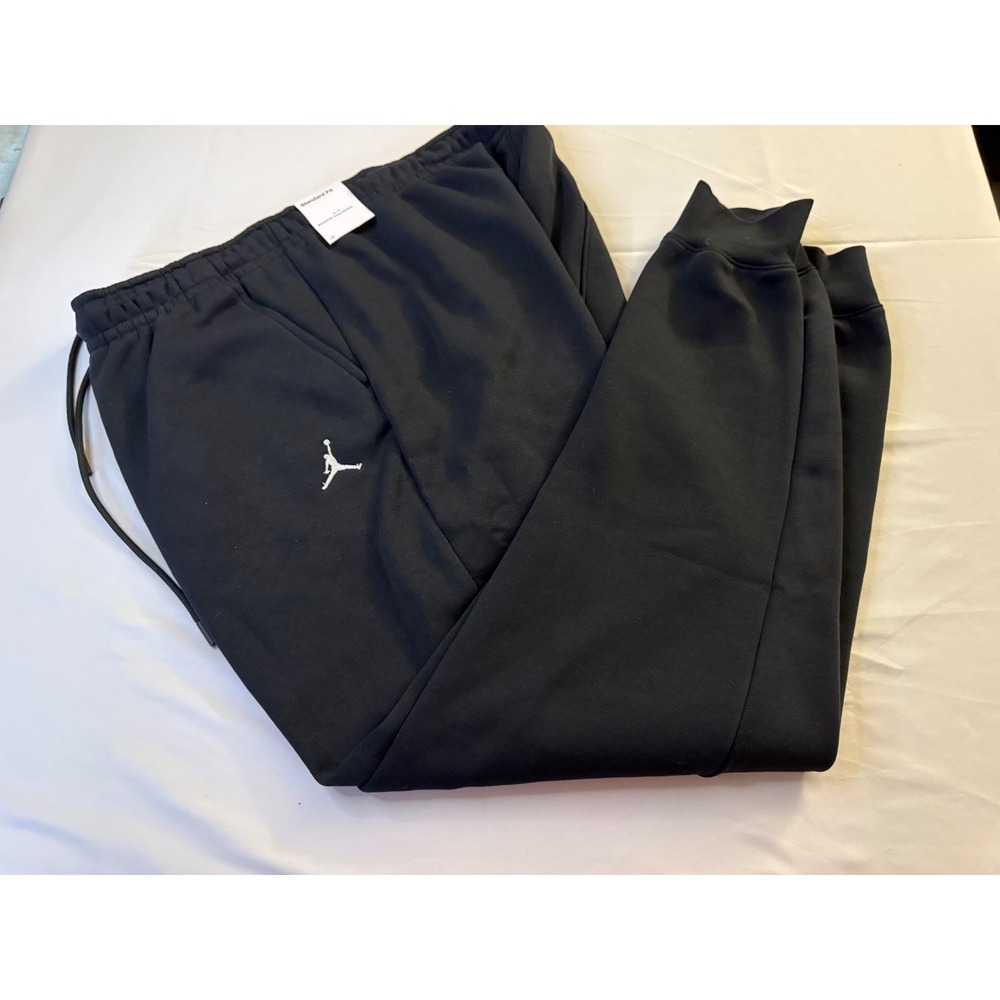 Jordan Essentials Fleece Jogger Pants Black Mens XL FJ7779-010 NWT